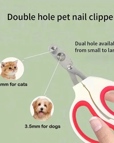 Cat Nail Clippers Professional Small Cat Dog Stainless Steel Puppy Claws Cutter Pet Nail Grooming Clippers Trimmer