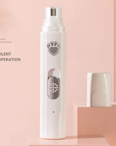 5V USB Electric Cat Nail Grinder With Clippers LED Light Pet Nail Grinder 500 MAh Pet Nail Trimmers For Dog Paws Grooming