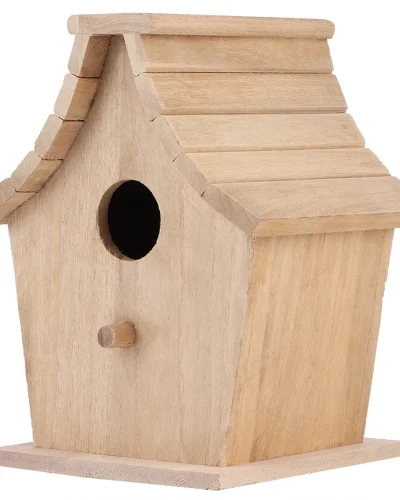 Wood Bird House Breeding Box Sturdy Hanging Bird House Pet Supplies for Parrots Budgerigar Small Birds