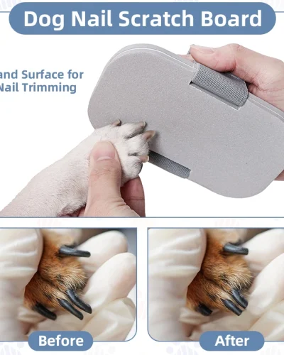 Dog Nail File Pet Dog Grooming Tools Detachable Claw Grinder Nail Scraper Cat Dogs Board Nail Tools Pet Dog Accessories