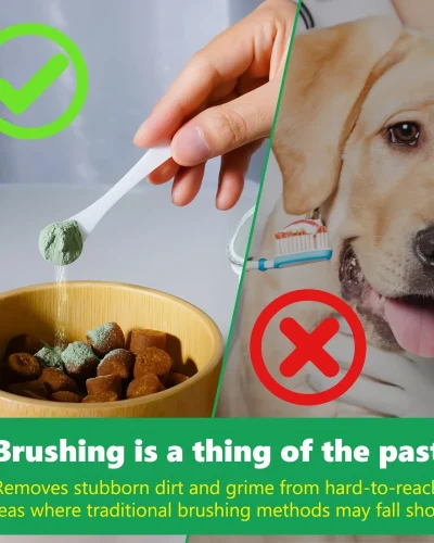 Pet Teeth Cleaning Powder, Oral Cleaning, New Bad Breath, Dogs Can Eat Teeth Cleaning Stones, Teeth Cleaning Powder