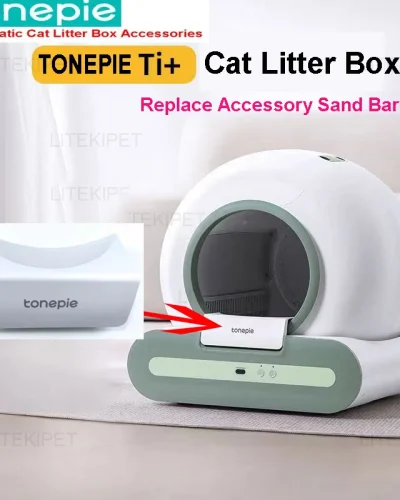 TONEPIE Automatic Cat Litter Box Replace Accessory Sand Barrier for For Pet TONEPIE TI+ Toilet Replacement Reduce Leaking Urine