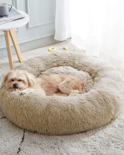 Super Cat Bed Warm Sleeping Cat Nest Soft Long Plush Best Pet Dog Bed for Dogs Basket Cushion Cat Bed Cat Mat Animals Sleeping