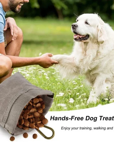 Dog Training Snack Bag Outdoor Travel Dog Food Storage Container Treat Pouch Portable Food Dispenser Bag Durable Pet Accessories