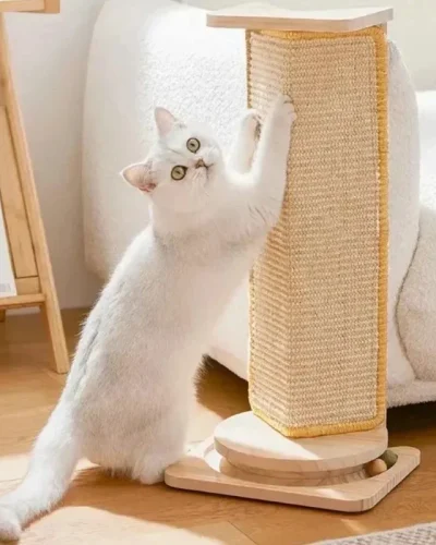 Natural Sisal Cat Scratcher Mat Cat Scratch Mats Horizontal Cat Floor Scratching Pad Rug Protect Couch and Carpets cat furniture